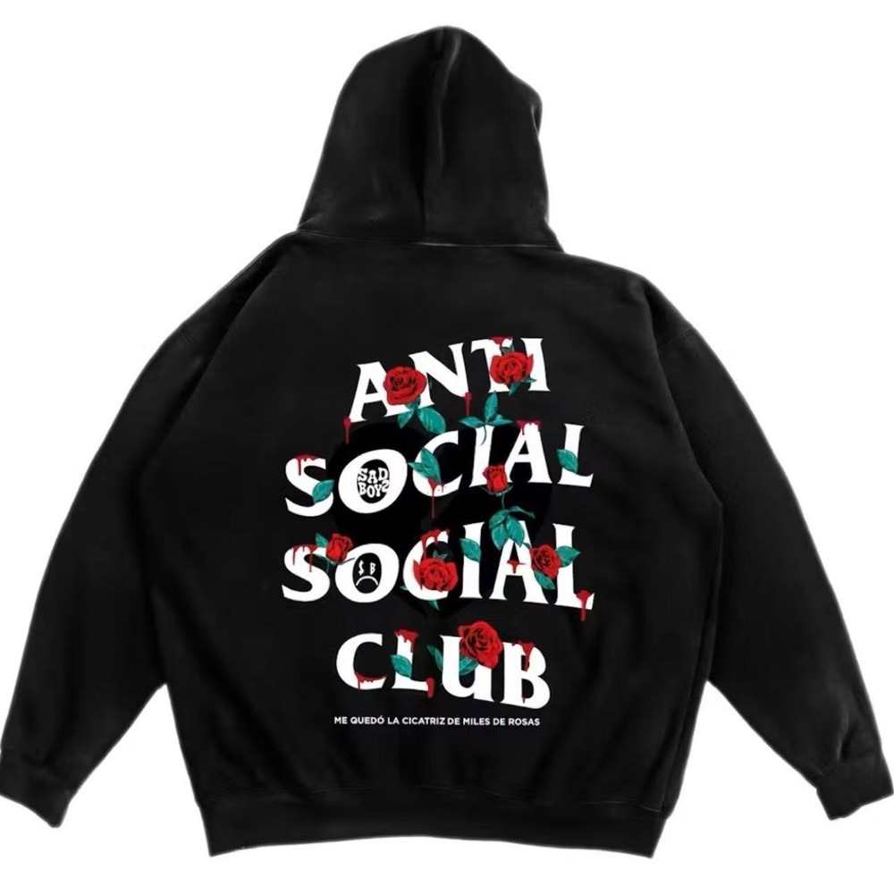 ASSC x SAD BOYZ Miles De Rosas Hoodie size Large Brand New with Tags